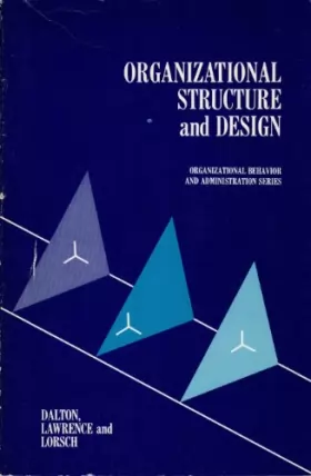 Couverture du produit · Organizational Structure and Design