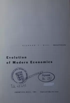 Couverture du produit · Evolution of Modern Economics
