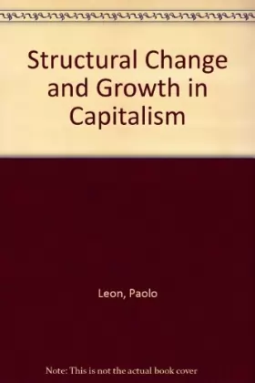 Couverture du produit · Structural Change and Growth in Capitalism