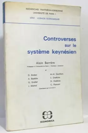 Couverture du produit · Controverses sur le système keynésien