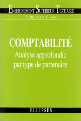 Couverture du produit · Comptabilité : Analyse approfondie par type de partenaire