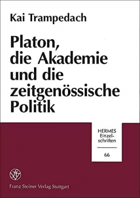 Couverture du produit · Platon, Die Akademie Und Die Zeitgenossische Politik