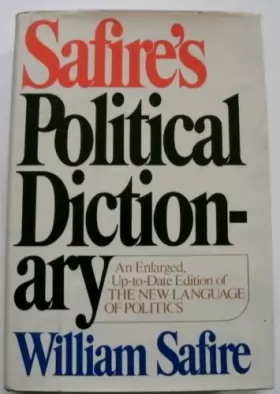 Couverture du produit · Safire's Political Dictionary