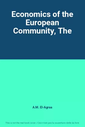 Couverture du produit · Economics of the European Community, The