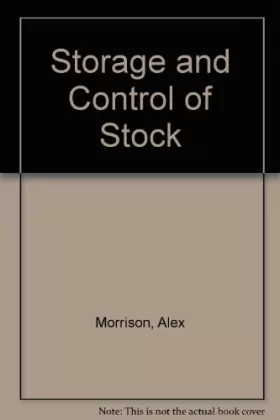 Couverture du produit · Storage and Control of Stock