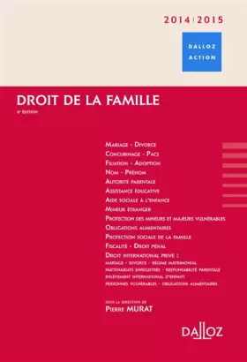 Couverture du produit · Droit de la famille 2014/2015 - 6e éd.