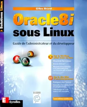 Couverture du produit · Oracle8i sous Linux