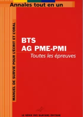 Couverture du produit · BTS AG PME-PMI