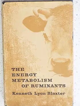 Couverture du produit · Energy Metabolism of Ruminants