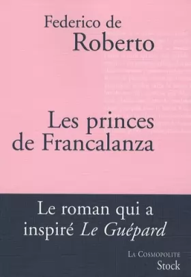 Couverture du produit · Les princes de Francalanza