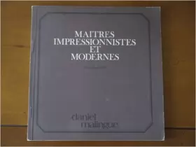 Couverture du produit · MAITRES IMPRESSIONNISTES ET MODERNES. NOVEMBRE 1981.