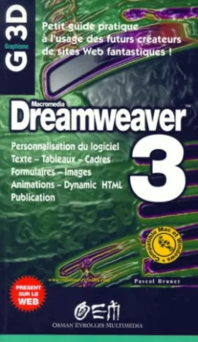 Couverture du produit · Dreamweaver 3 - graphiques 3D