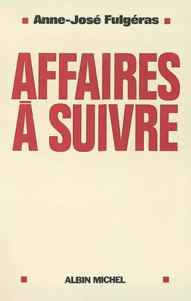 Couverture du produit · Affaires à suivre