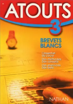 Couverture du produit · Atouts 3e, brevets blancs