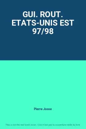 Couverture du produit · GUI. ROUT. ETATS-UNIS EST 97/98