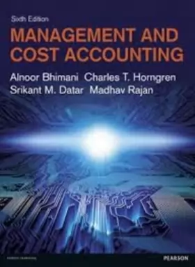 Couverture du produit · Management and Cost Accounting.