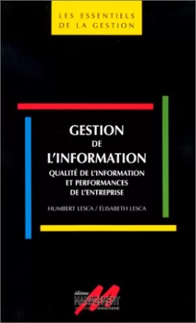 Couverture du produit · Gestion de l'information