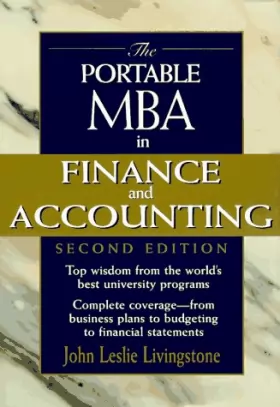 Couverture du produit · The Portable MBA in Finance and Accounting