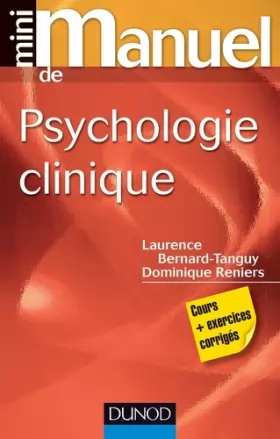 Couverture du produit · Mini manuel de psychologie clinique