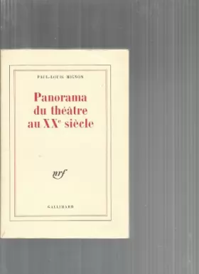 Couverture du produit · Panorama du théâtre au XXe siècle