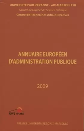 Couverture du produit · Annuaire européen d'administration publique: Tome 32, Les transformations du contentieux administratif en Europe