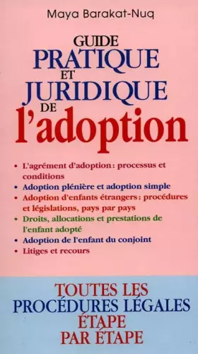 Couverture du produit · Guide pratique et juridique de l'adoption