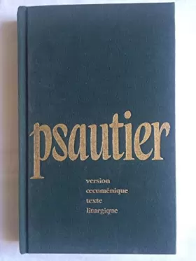 Couverture du produit · Psautier. Version oecuménique - texte liturgique.