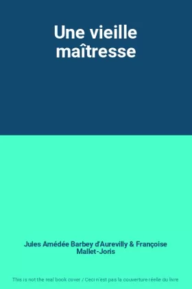 Couverture du produit · Une vieille maîtresse