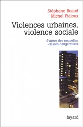 Couverture du produit · Violences urbaines, violence sociale