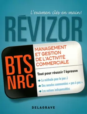 Couverture du produit · Management et Gestion de l'Activité Commerciale BTS NRC
