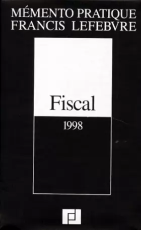 Couverture du produit · Fiscal : Edition 1998