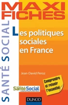 Couverture du produit · Maxi fiches. Les politiques sociales en France - 1998-2012