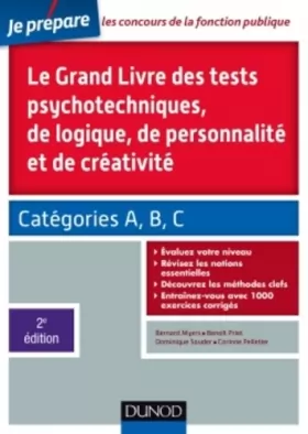 Couverture du produit · Le Grand Livre des tests psychotechniques de logique, de personnalité et de créativité