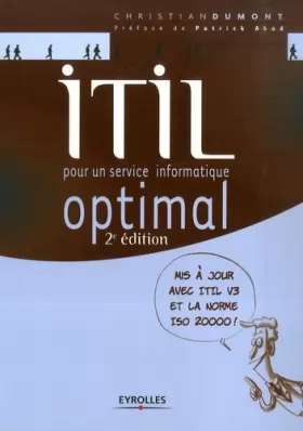 Couverture du produit · ITIL : Pour un service informatique optimal