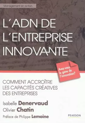 Couverture du produit · L'ADN de l'entreprise innovante