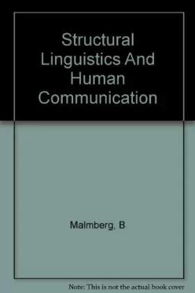 Couverture du produit · Structural Linguistics and Human Communication