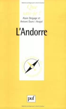 Couverture du produit · L'Andorre