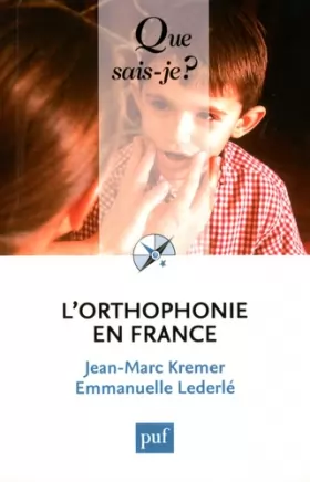 Couverture du produit · L'orthophonie en France
