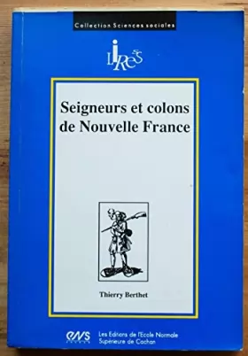 Couverture du produit · Seigneurs et colons de Nouvelle-France
