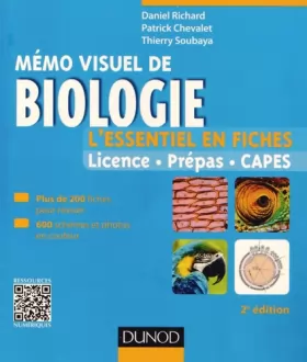 Couverture du produit · Mémo visuel de biologie - 2e édition: L'essentiel en fiches