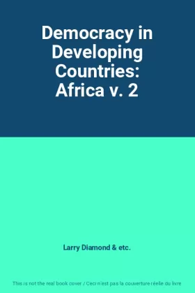 Couverture du produit · Democracy in Developing Countries: Africa v. 2