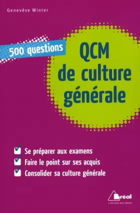 Couverture du produit · QCM de culture générale