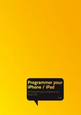 Couverture du produit · Programmer pour iPhone/ iPad
