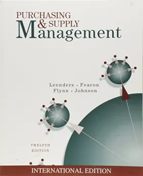 Couverture du produit · Purchasing and Supply Management