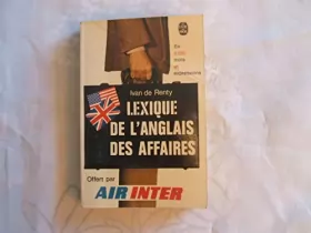 Couverture du produit · Lexique de l'anglais des affaires