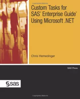 Couverture du produit · Custom Tasks for SAS Enterprise Guide Using Microsoft .NET