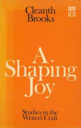 Couverture du produit · Shaping Joy: Studies in the Writer's Craft