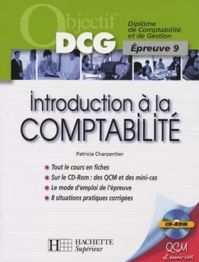 Couverture du produit · Introduction à la Comptabilité DCG9 (1Cédérom)