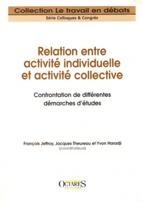 Couverture du produit · Relation entre activité individuelle et activité collective