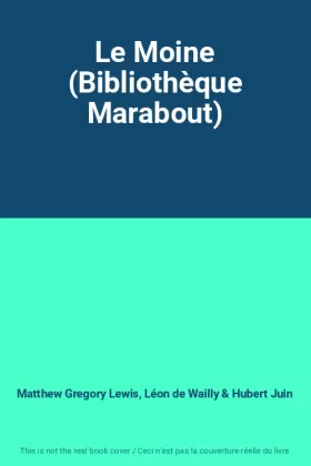 Couverture du produit · Le Moine (Bibliothèque Marabout)